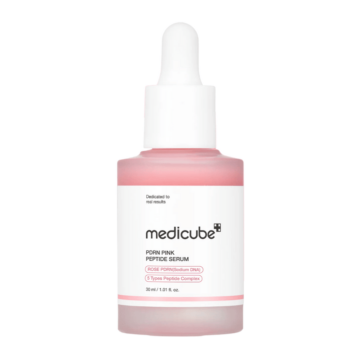 Medicube PDRN Pink Peptide Serum – Lystergivande och återuppbyggande serum.

🌹 Rose PDRN (Sodium DNA) – Stärker hudens barriär och främjar cellförnyelse.
💖 5 typer av peptidkomplex – Ökar kollagenproduktionen och förbättrar hudens elasticitet.
✨ Ger lyster – Minskar ojämnheter och ger en strålande hud.

Perfekt för en jämn, fast och återfuktad hud!